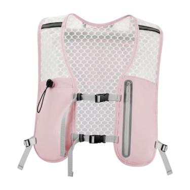 Imagem de menolana Mochila de hidratação para corrida, colete leve para mulheres e homens, bolsa esportiva, mochila para corrida, ciclismo, equitação e acampamento, Rosa