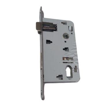 Imagem de Máquina Mecanismo de Fechadura Externa 55mm ST1R Cromado com Cilindro 