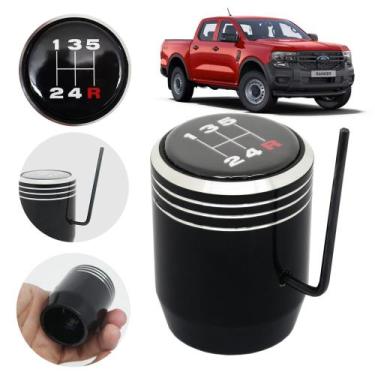 Imagem de Manopla Câmbio Ford Ranger 5 Marchas 4x2 2013 Em Alumínio - NTM Parts,