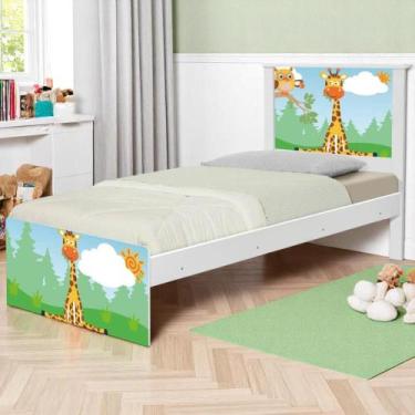 Imagem de Bi Cama Juvenil Zap Safari Girafa com Colchões - Mais de Casa