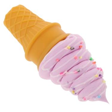 Imagem de KALLORY 5 Peças de Cone de Sorvete Falso para Vitrine de Loja, Acessório Reutilizável, Simulação de Cone de Sorvete, Sobremesa Realista, Brinquedo de Comida
