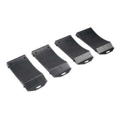 Imagem de aqxreight 4pcs Proteção de Pneu Rampa de Rampa de Pneu do Veículo Rampas de Roda de Deslizamento para Prevenção de Ponto Plano Com Polipropileno Resistente a UV 60000 Libras
