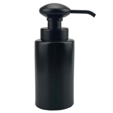 Imagem de Porta Sabonete Liquido Porcelana Preto 18x8CM ZO0028