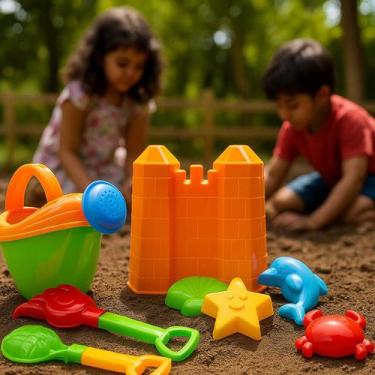 Imagem de Kit Castelo Com Regador Beach Play Usual 431 - Day Luna