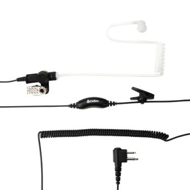 Imagem de Cobra Fone de ouvido de vigilância intra-auricular com tubo acústico transparente