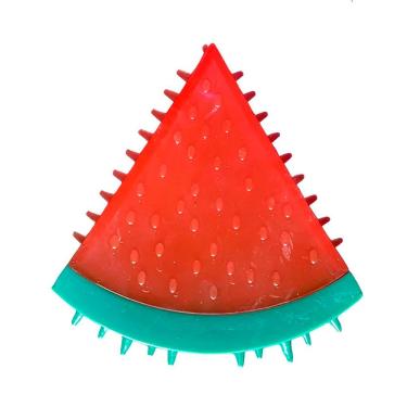 Imagem de Mordedor Brinquedo Gelado Para Cachorros Formato Melancia