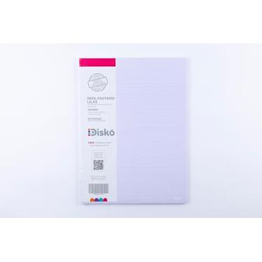 Imagem de Diskô – Refil para Caderno Inteligente 50 Folhas Color Lilás G – Reposição para Anotações