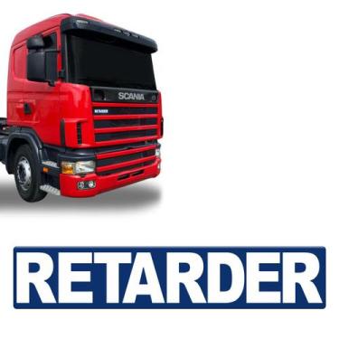 Imagem de Adesivo Retarder Scania R400 Frontal Resinado Unitário - SPORTINOX, Re