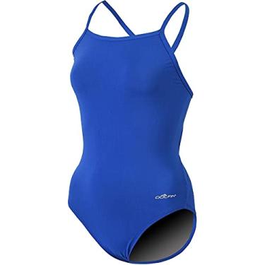 Imagem de Dolfin Maiô feminino Reliance Solid V-Back One Piece Royal Size 40