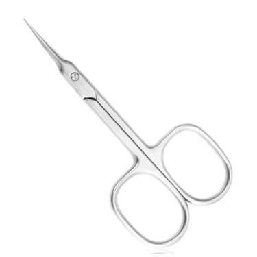 Imagem de Tesoura de Precisão Multifuncional para Cílios, Sobrancelhas, Cutículas, Pontas Afiadas, Aço Inoxidável