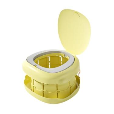 Imagem de Kokiya Assento sanitário de treinamento com alça, cadeira de penico portátil e confortável para crianças, assento sanitário infantil para carro e áreas