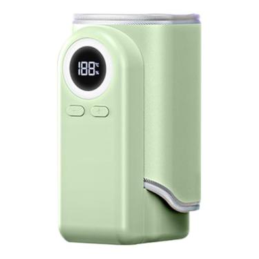 Imagem de Amagogo Aquecedor de mamadeiras, aquecedor, temperatura constante, portátil para viagens, compras, enfermagem domiciliar, Verde