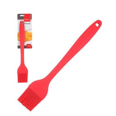 Imagem de Pincel Culinario De Silicone Vermelho 26,5cm Wellhome