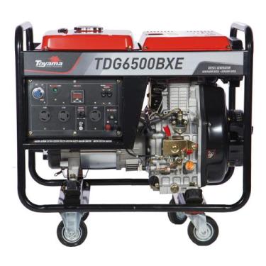 Imagem de Gerador a Diesel Toyama TDG6500BXE 5.5 KW Bivolt com Capacitor