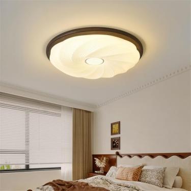 Imagem de Nórdico Moderno Quarto Lâmpada De Teto LED Moda Simplicidade Arte Sala De Estar Estudo De Restaurante Quarto Infantil Corredor Varanda Luz (3803A D53CM)