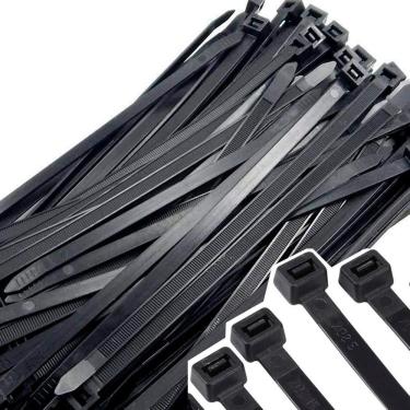 Imagem de Abraçadeira Nylon Enforca Gato 7,6X250Mm Preto Com 1000 Un