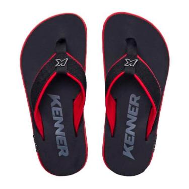Imagem de Chinelo Masculino Kenner Kivah Cushy Vermelho 45
