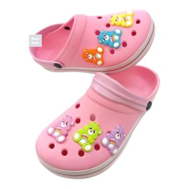 Imagem de Sandália Fechada Ursinhos Infantil Leve Carinhosos Desenho (Rosa Bebê, BR, Adulto, Faixa Numérico, 37, 38)