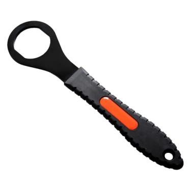 Imagem de Chave de suporte inferior de bicicleta, chave de bloqueio central de bicicleta de 36 mm com alça de borracha, ferramenta de reparo de remoção de aço carbono para rolamento de bicicleta