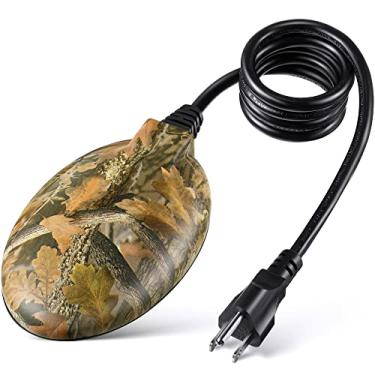 Imagem de Aquecedor de banho para pássaros atualizado para uso ao ar livre no inverno, descongelador de lago, 60 watts, aquecedor de água controlado termostaticamente com função de desligamento automático para