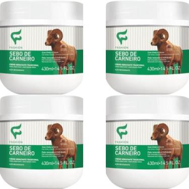 Imagem de 4 Creme Hidratante Tradicional Fashion Cosméticos Sebo de Carneiro Pot
