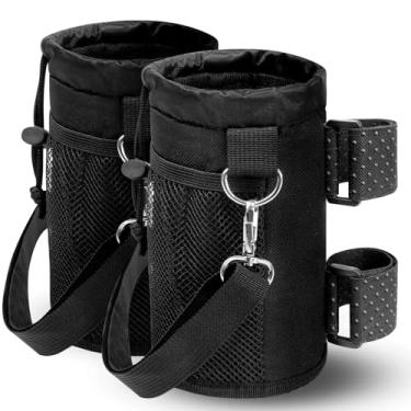 Imagem de Pacote com 2 suportes de copo para bicicleta, cadeira de rodas e scooter, suporte de garrafa de água para bicicleta, andador, carrinho de golfe, Utv, ATV eBike e praia, acessórios universais de