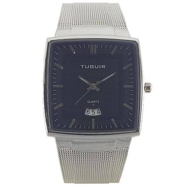 Imagem de Relógio Masculino Tuguir Analógico Tg30334 Prata E Preto