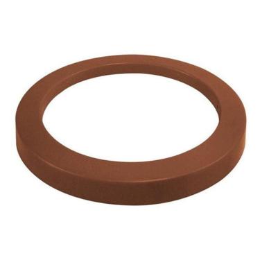 Imagem de Lixeira Plástica 50 Litros 30X70 Com Aro Plástico - Marrom