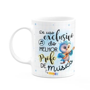 Imagem de Caneca - Uso exclusivo do melhor professor de música - JPS INFO