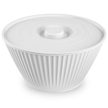 Imagem de Tigela de Plástico Com Tampa 2000ml Redonda Bowl Pote Cozinha - Usual 