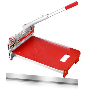 Imagem de Cortador de piso laminado/vinil, cortador de prancha de vinil de 33 cm – corte fácil de ângulo e comprimento, ferramentas de piso – corta piso laminado, madeira projetada, LVP, LVT, VCT, SPC, WPC