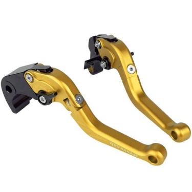 Imagem de Manete Esportivo Ajustavel Retratil Moto Honda Cbr 600rr Cbr 600 Rr - 