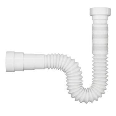 Imagem de Sifao sanfonado simples univ arr pvc 5200 blukit