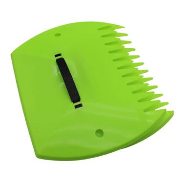 Imagem de IEUDNS Coletores de folhas, pás de folhas, ancinhos manuais multifuncionais, ferramenta de jardinagem para espalhar cobertura morta, recortes de grama e, Retângulo Verde Claro