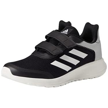 Imagem de adidas Tênis infantil unissex Tensor Run 2.0, Núcleo Preto/Giz Branco/Cinza Dois, 7 Toddler