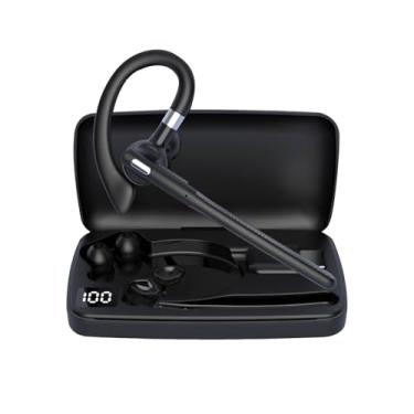 Imagem de Sanpyl Fone de Ouvido Bluetooth 5.4 Com Estojo de Carregamento, Fone de Ouvido Sem Fio Com Cancelamento de Ruído ENC, Tempo de Conversação de 36 Horas e Adaptador USB para Caminhoneiros