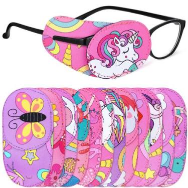 Imagem de Tapa-olhos Newcotte para crianças pequenas, reutilizável, 12 unidades