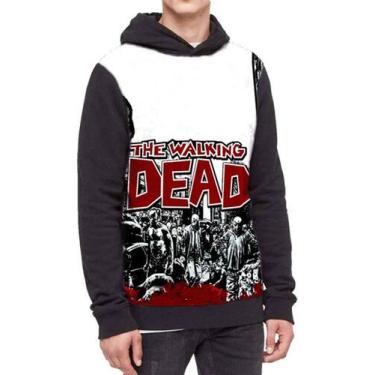 Imagem de Moletom Com Capuz The Walking Dead Ref:514 - smoke, Preto, PP