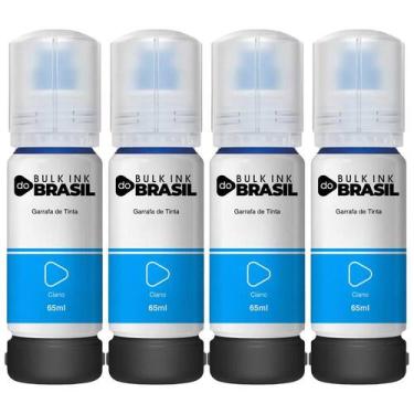 Imagem de Kit 4 Refil De Tinta Para Epson T544 L3150 L3250 L3110 L5190 - Bulk In