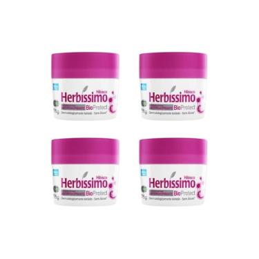Imagem de Desodorante Creme Herbíssimo 55G Bio Protect Hibisco - 4Un