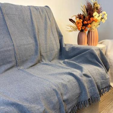 Imagem de Manta para Sofá 4 Lugares Super Grande King 400x180cm Algodão - JSA DE