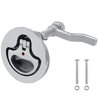 Imagem de ISURE MARINE Barco Cam Travessa de Puxador Embutido Aço Inoxidável com Fixadores de Placa Traseira