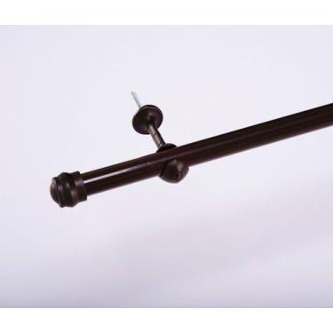 Imagem de Kit Varão Simples para Cortina de 2 Metros 19mm Com Suporte - ZILU, Ta