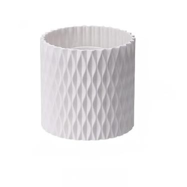 Imagem de Porta Pinceis e Caneta Giratório 360° para pincéis de maquiagem(BRANCO)