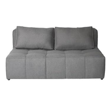 Imagem de Sofá 2 Lugares Modular Soho Linho Cinza