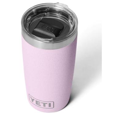 Imagem de YETI Copo Rambler, copo de aço inoxidável isolado a vácuo com tampa Magslider, flor de cerejeira, 295 ml