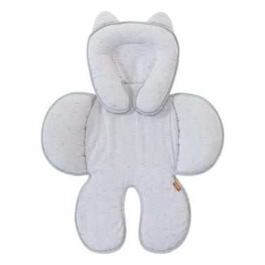 Imagem de Capa Anatômica Para Bebê Conforto Acolchoada e Ajustável Linho - 1 Peç