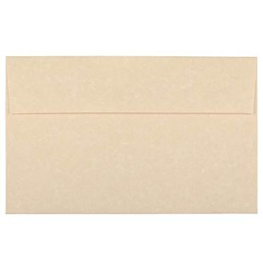 Imagem de Envelopes de pergaminho de papel JAM – 50/pacote, Marrom, A10