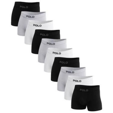 Imagem de Kit 10 Cuecas Polo Boxer Microfibra Sortido - POLO STAR, Sortido, G
