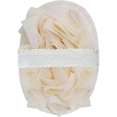 Imagem de Esponja esfoliante corporal Loofah, esponjas naturais de dupla face e esponja de chuveiro de banho bola de pufe de malha para mulheres e homens, esfoliantes corporais para viagens, limpeza profunda e